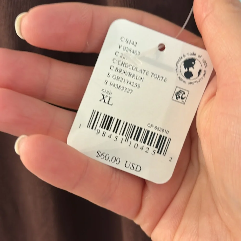 NWT Free People Mira Midi in Chocolate Torte, size XL - Picture 6 of 10